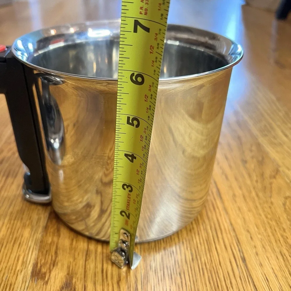 Beka Bain Marie Double Boiler Melter Stainless Steel 6.5 Inch 1.5L Induction